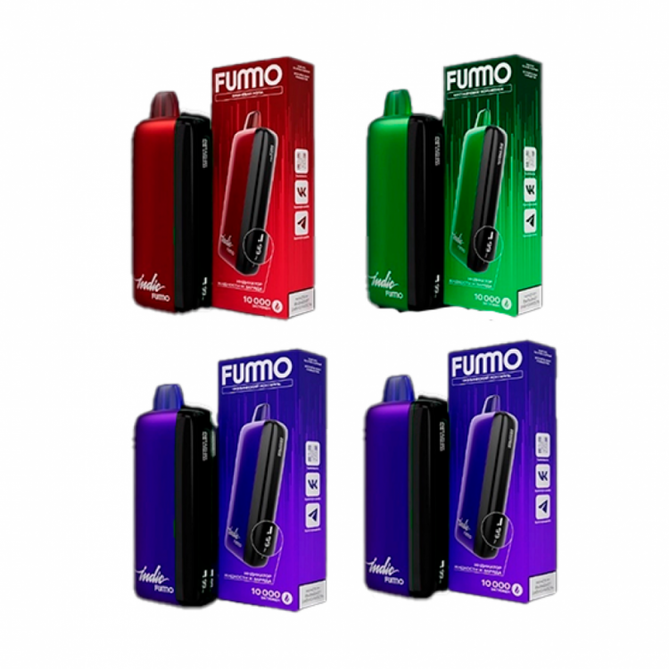 (М) Одноразовая электронная сигарета Fummo Indic 10000 - чистая